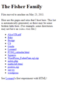 Mobile Screenshot of fisherfam.org