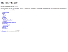 Tablet Screenshot of fisherfam.org